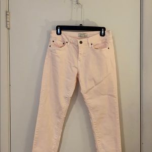Baby Pink Mid-Rise Jeans
